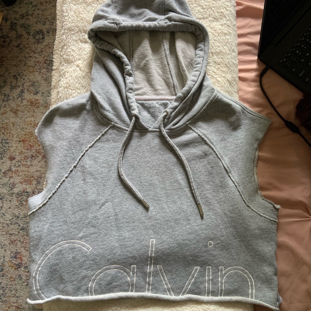 Calvin Klein crop hoodie